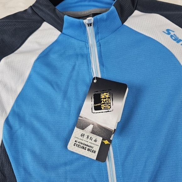 Santic bike Jersey XL Cycle for Freedom  bicycle spin athletics pockets - Picture 8 of 11